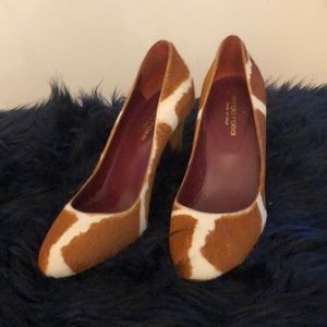 Sergio Rossi Heels Like New Fur